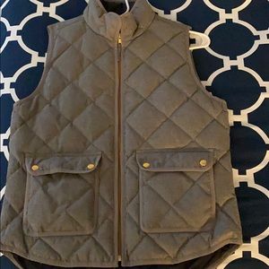 Grey J. Crew Vest (never been worn)